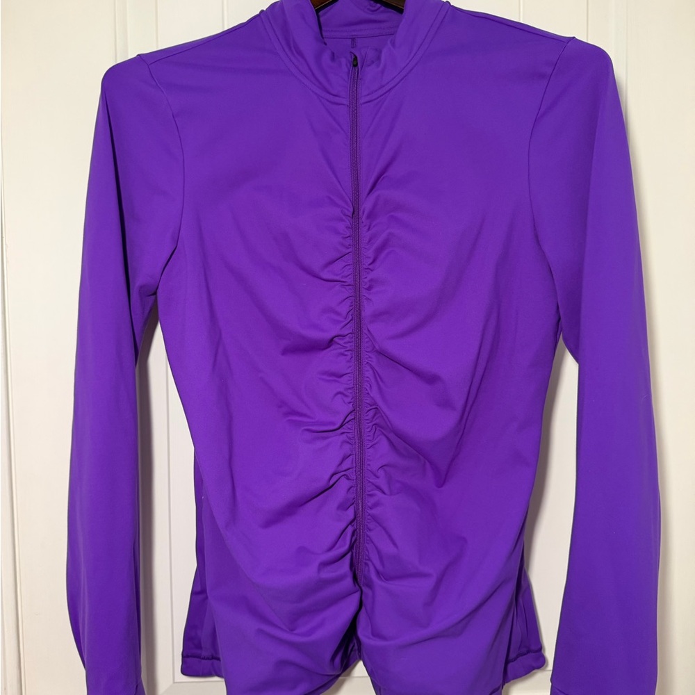 Victoria’s Secret VSX Purple Full Zip Knock Out Jacket Workout Sport Womens